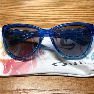 Gradient Blue Oakley Fringe Fashion Sunglasses